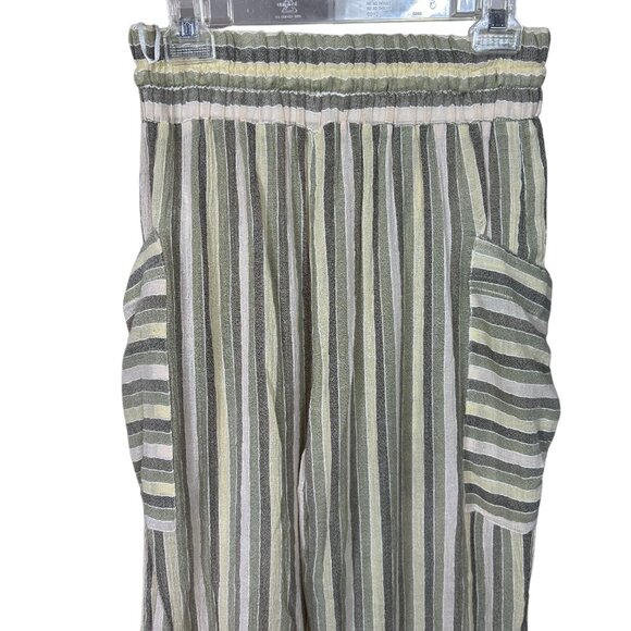 Free People Jones Wide Leg Khaki Green Combo S – NWT - Picture 5 of 6